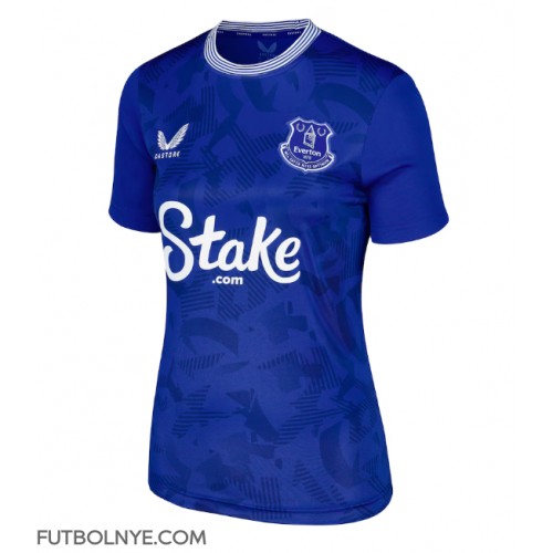 Camiseta Everton Primera Equipación para mujer 2024-25 manga corta